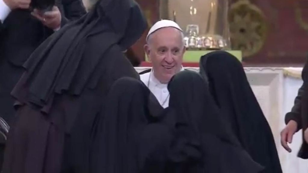 Las monjas de clausura que se revolucionaron en su encuentro con el Papa