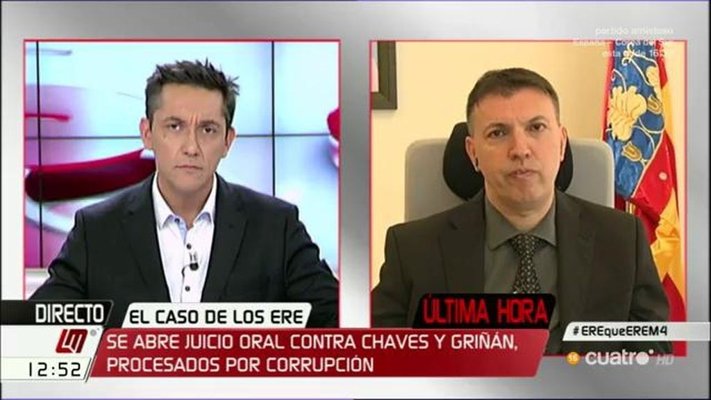 J. Bosch: “Los políticos no pueden decidir ellos mismos si son culpables o inocentes”