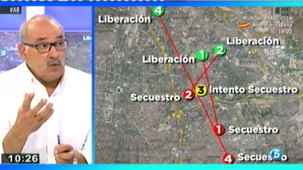 Analizamos la zona por la que se mueve el secuestrador de niñas en Madrid