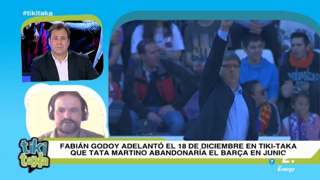 Fabián Godoy: "La infelicidad de Martino en Barcelona es por los procederes internos"