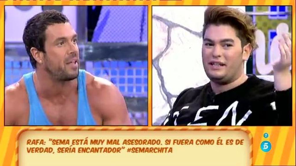 El desencuentro de Sema y su entrenador: "Estás muy mal asesorado en televisión"