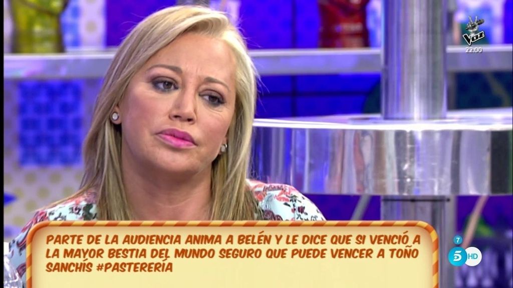 Belén, a la audiencia: "No me gustaría ver a mi familia ni a mi hija sentada en un plató"