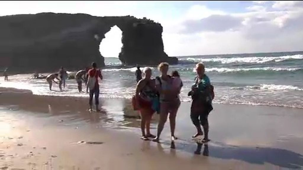 La playa de las Catedrales, un reclamo turístico