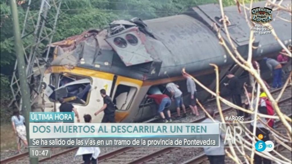 Ramón, testigo del accidente: "El accidente tiene poca explicación por la zona, el tren tenía que ir a una velocidad reducida"