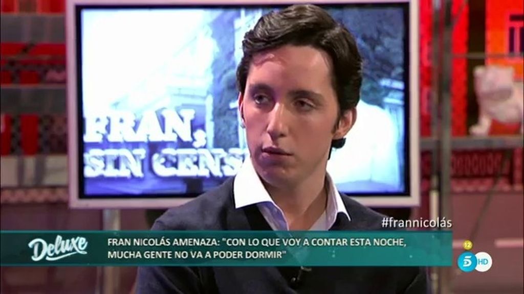 Fran Nicolás: "Siempre fui de derechas, estaba enamorado del PP"