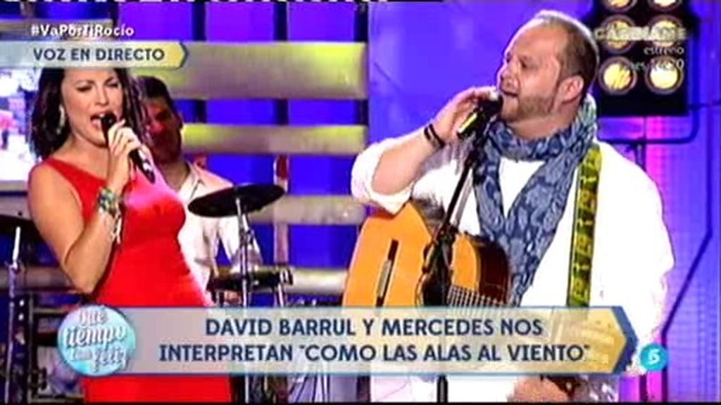 David Barrul y Mercedes Durán interpretan ‘Como las alas al viento’