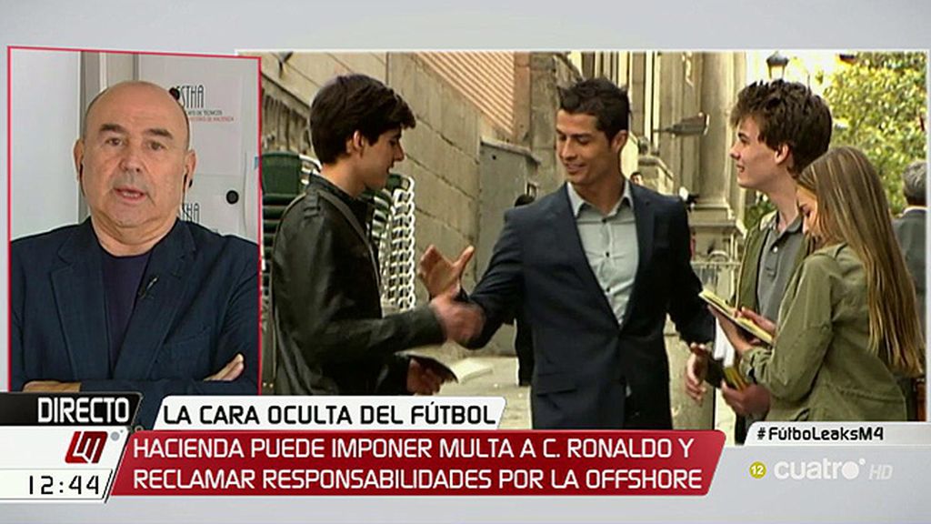 M. Redal, (portavoz Gestha), sobre Cristiano Ronaldo: “En nuestra opinión, la Agencia Tributaria debería mandar a la Fiscalía”