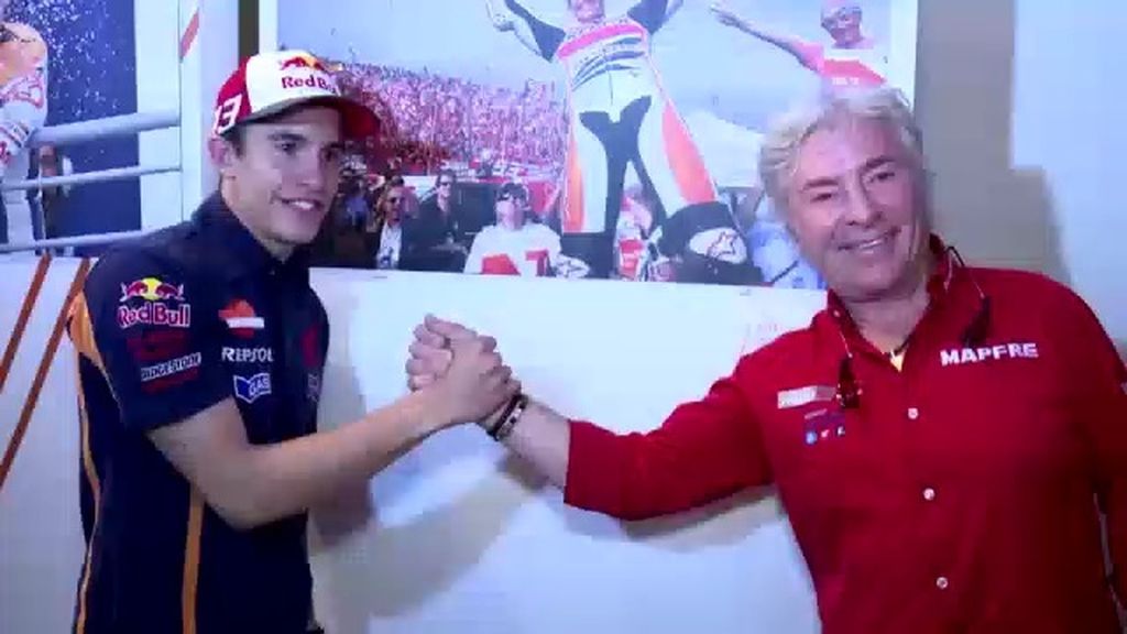 Marc Márquez y Ángel Nieto se vuelcan con el pasado y el presente del motociclismo