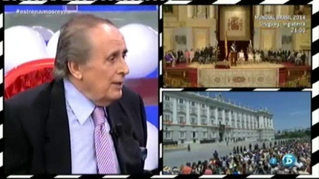 Peñafiel: “Juan Carlos ha hecho bien en no ir, es un jarrón chino, ¿dónde lo pones?”