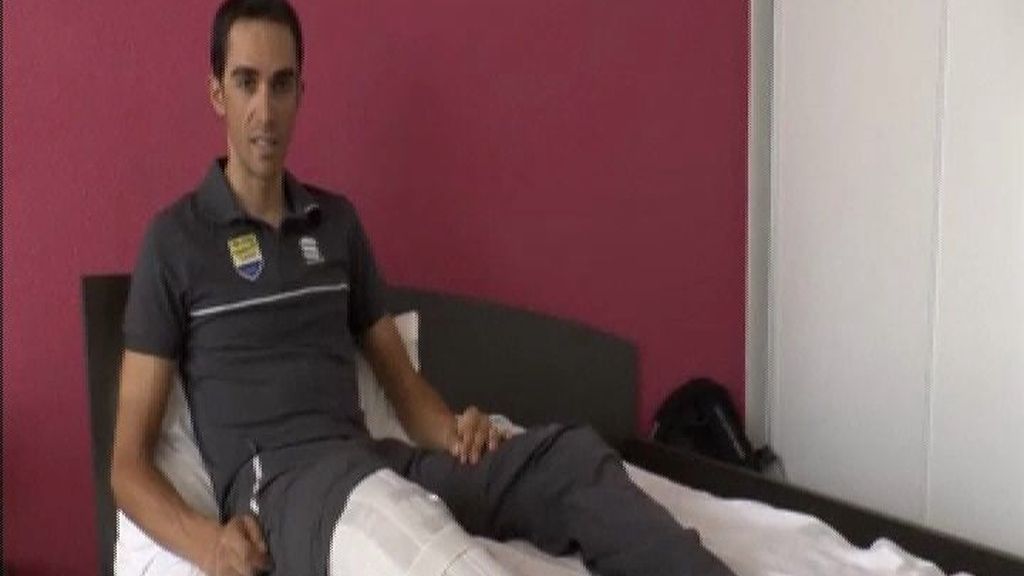 Alberto Contador habla de su caída en el Tour de Francia