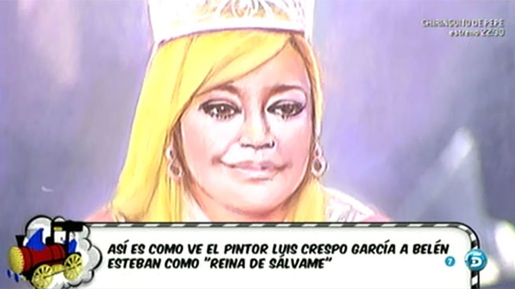 La "Reina de Sálvame" ya tiene su retrato