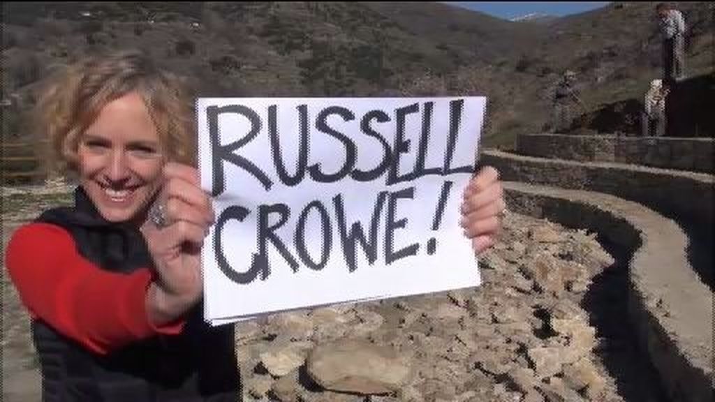 Russell Crowe con un pueblo de Granada