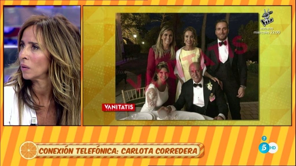 Carlota Corredera: “Me arrepiento de haber mandado fotos de la boda a Patiño y J.M”