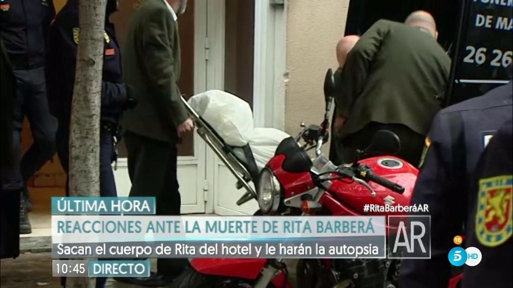 Sacan el cuerpo de Rita Barberá del hotel para realizarle la autopsia
