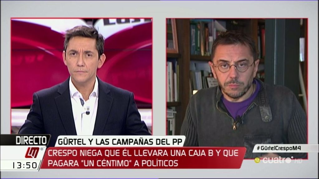 J.C. Monedero: “El PSOE ha decidido echarse en brazos de Rajoy”