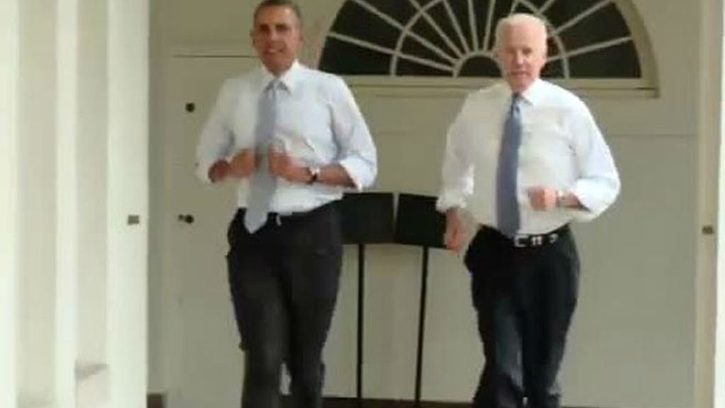 Obama y Biden corren por la Casa Blanca