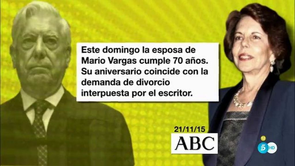 Patricia Llosa se enteró de la demanda de divorcio por los medios, según 'ABC'