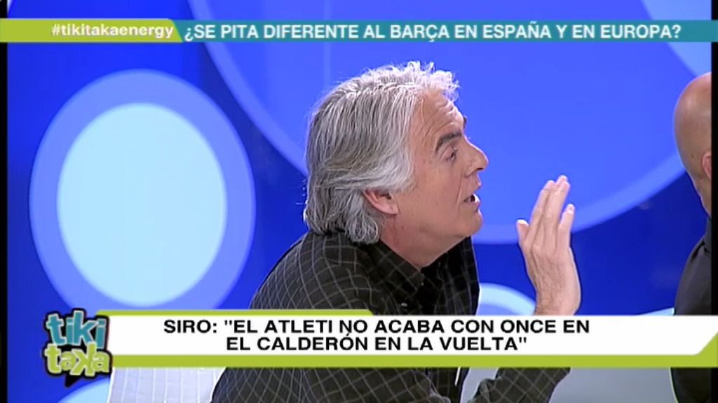 Siro López: "El Atleti no acaba con once en el partido de vuelta con el Barça"