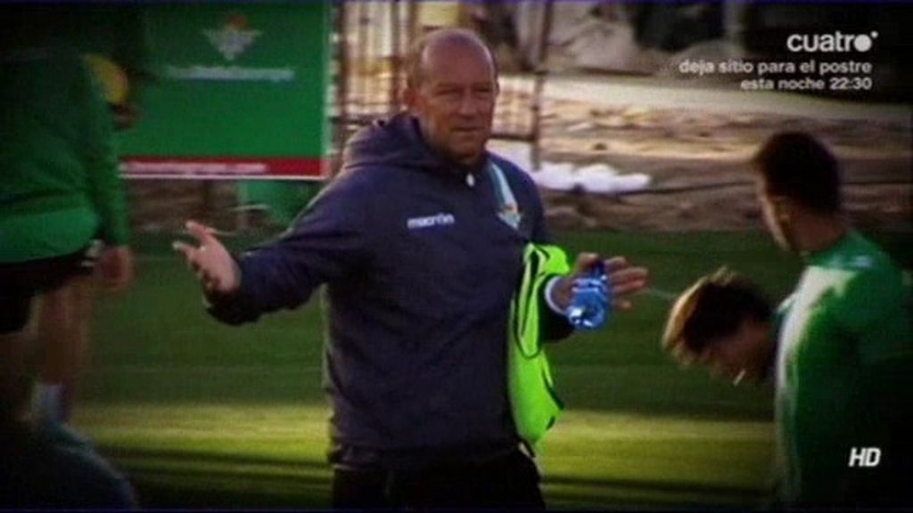 Calderón alucina con las críticas de la afición del Betis durante un entrenamiento