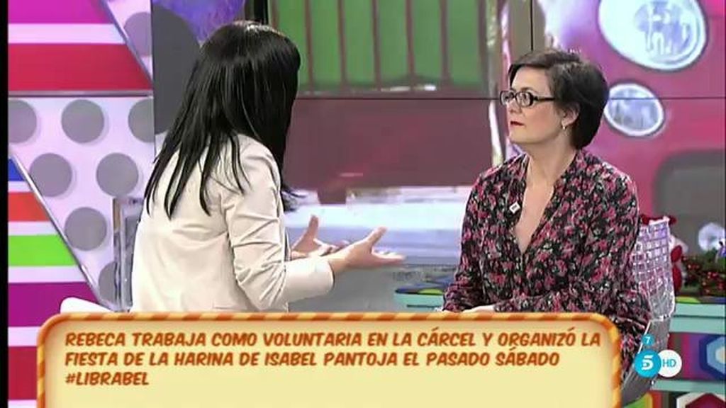 Rebeca, voluntaria de Alcalá de Guadaíra, cuenta cómo fue la despedida de Pantoja