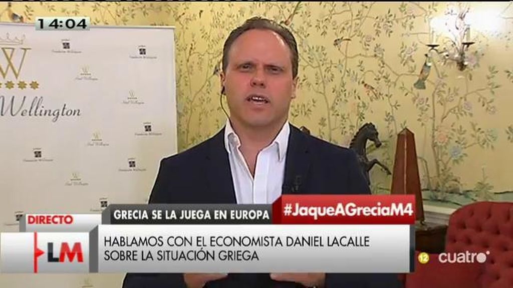 Daniel Lacalle, sobre Grecia: “Si quiere reestructurar la deuda, lo que no va a poder hacer es aumentar el gasto público”