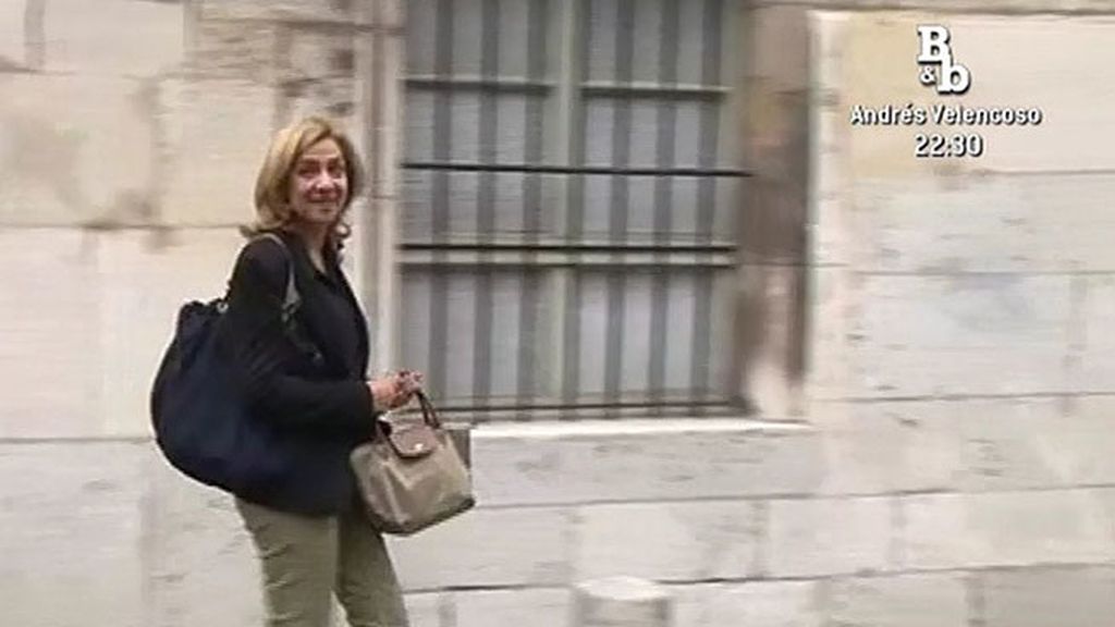 Infanta Cristina: "El Rey está muy bien, contento y satisfecho"