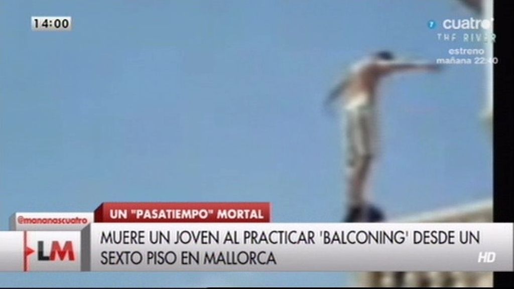 Nueva víctima por 'balconing' en Mallorca