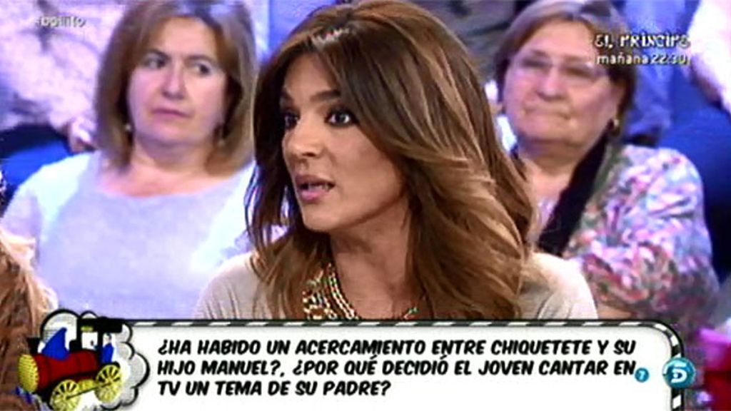 Raquel: "Para los que dicen que Manuel se aprovecha de Chiquetete, es su padre"