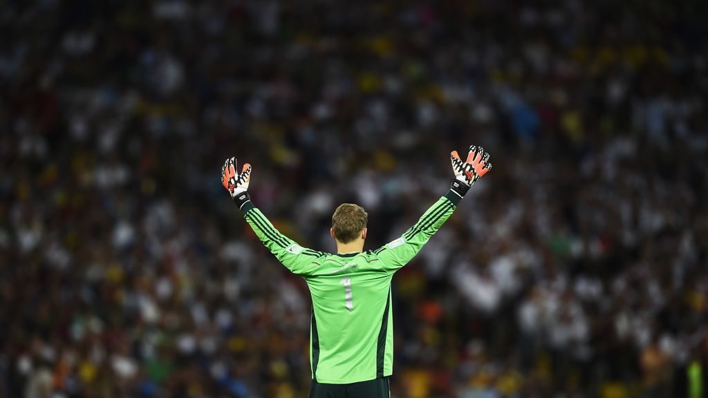 Neuer fue el maestro de ceremonia en la fiesta de Alemania en Maracaná