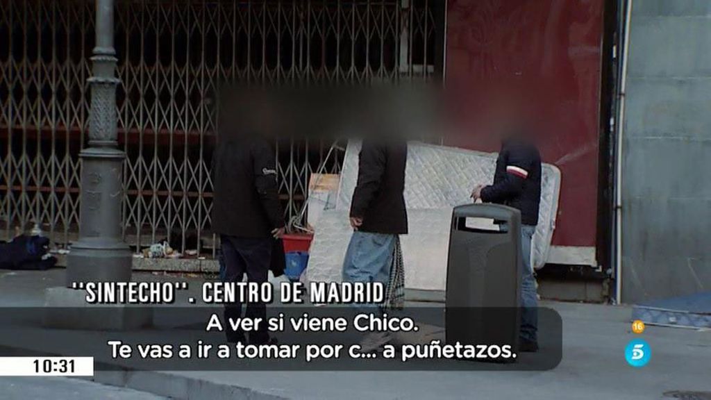'AR', testigo de un enfrentamiento entre dos 'sin techo' en el centro de Madrid