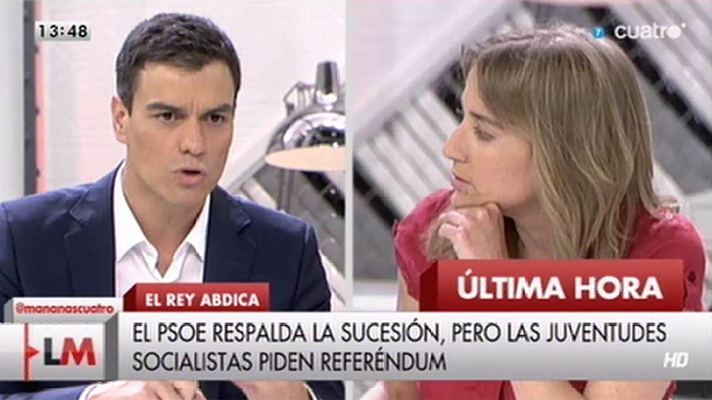 "Los españoles podrán votar una reforma que es la que nosotros estamos promoviendo"