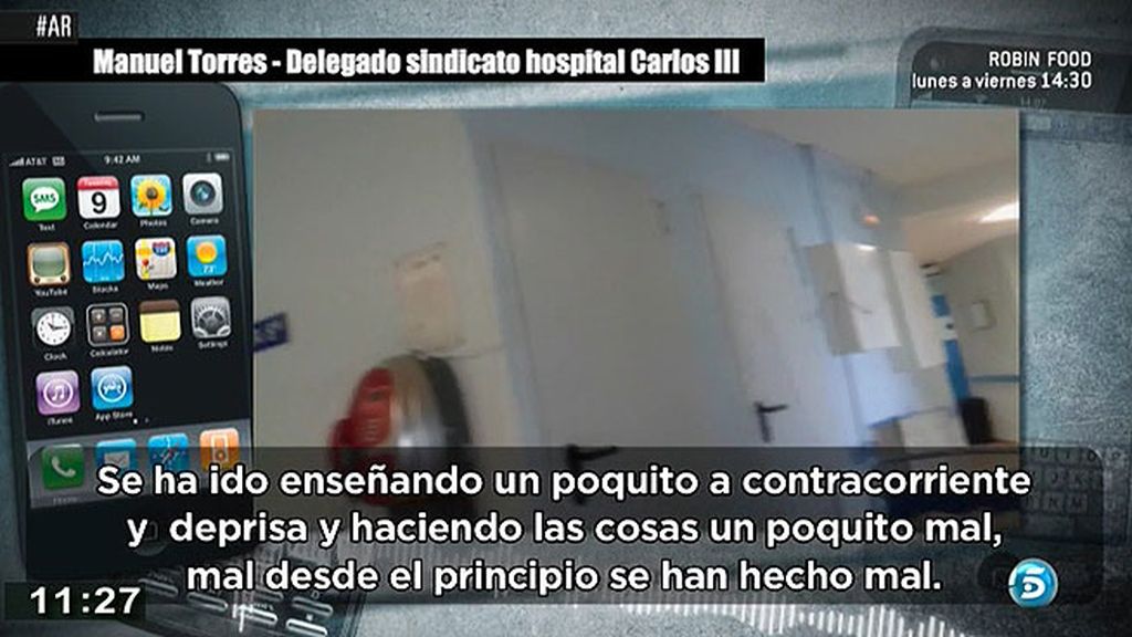 Manuel Torres, sindicato del Carlos III: "No se han hecho enseñanzas sobre estos pacientes"