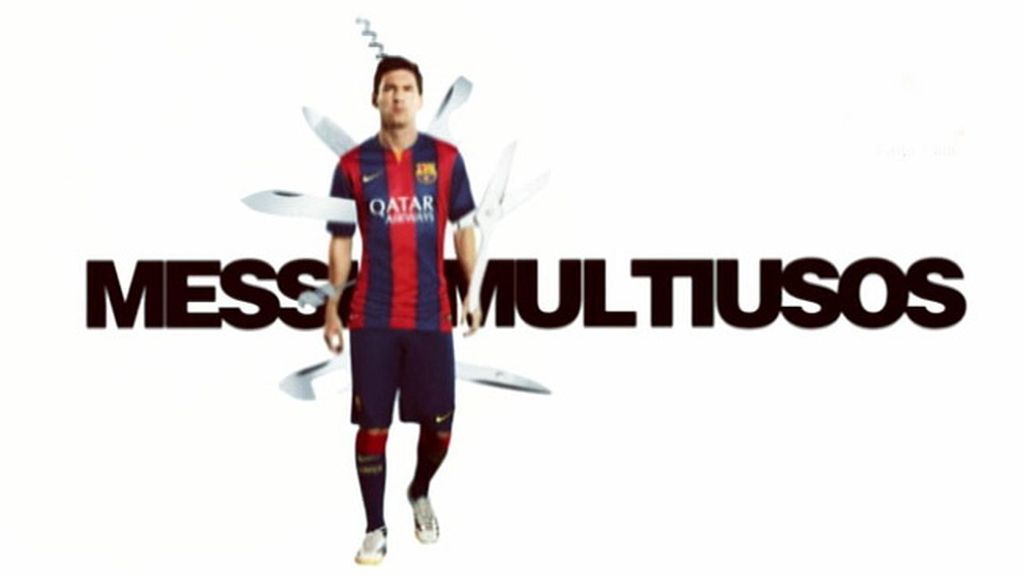Leo Messi no solo es el mejor del mundo, además es un jugador multiusos