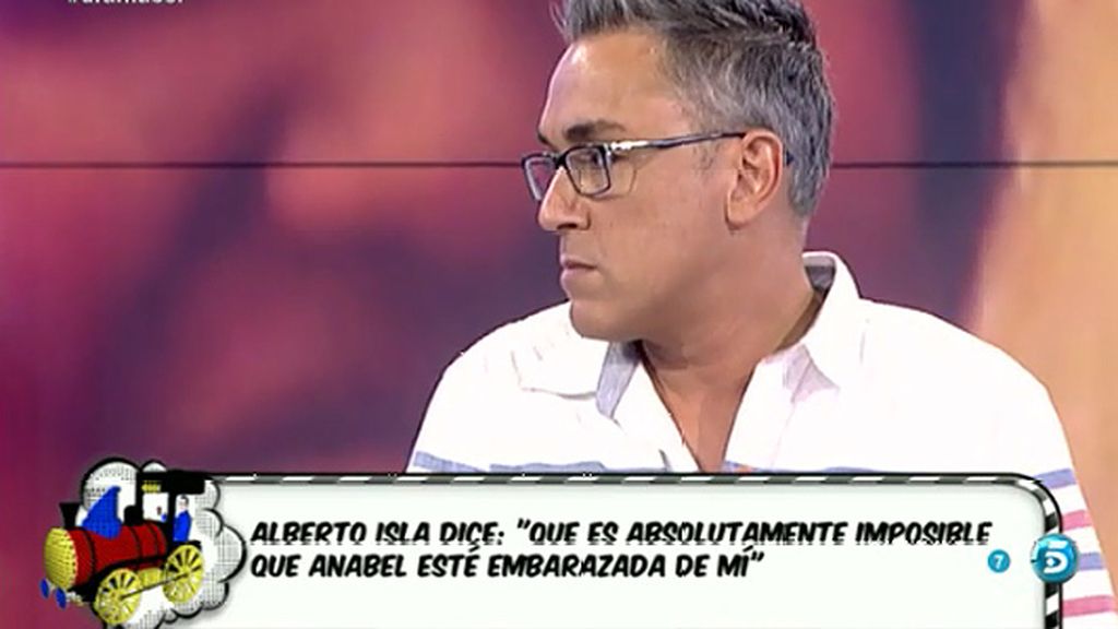 Alberto Isla: "Es absolutamente imposible que Anabel tenga un hijo mío"