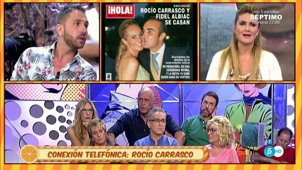 Rocío Carrasco defiende a Luis Rollán