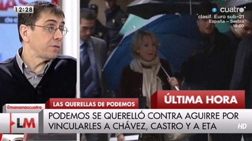 Monedero: “El sentido del humor de la marquesa es muy peculiar”