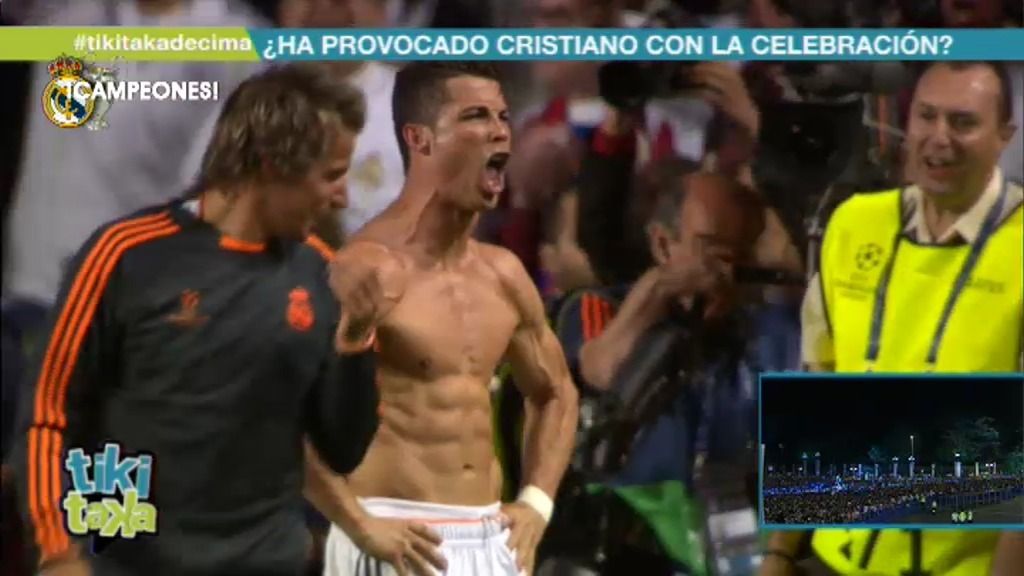 ¿Fue apropiada la celebración de Cristiano en su gol en la final de Champions?