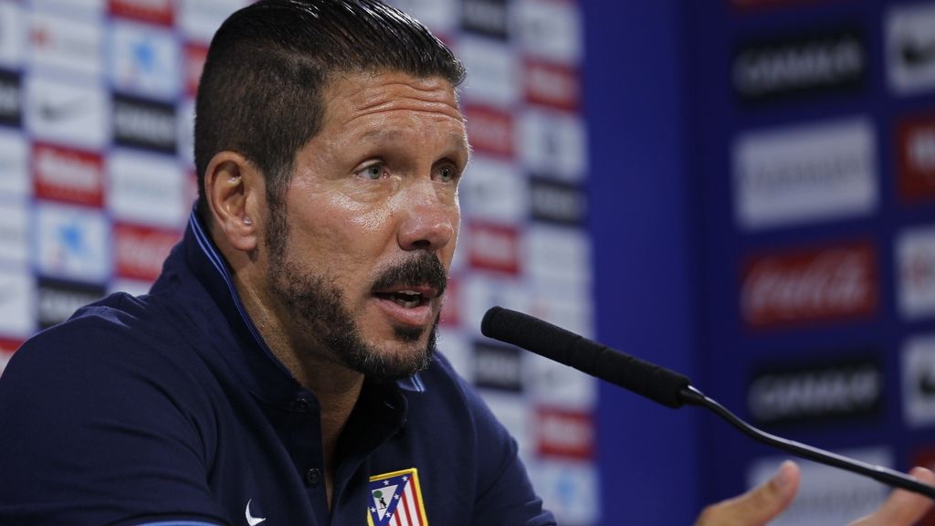 Simeone valora los pitos de sus aficionados porque son "actos espontáneos"