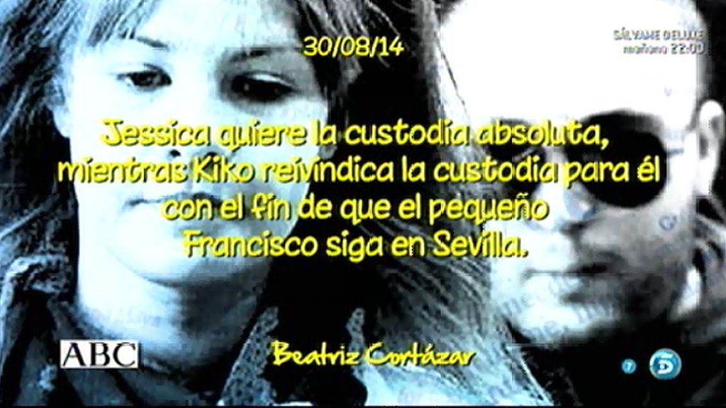 Beatriz Cortázar, en ABC: "Jessica Bueno luchará de nuevo por la custodia de su hijo"