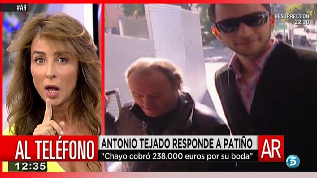 María Patiño, a Antonio Tejado: "Tú te olvidaste de tu hijo durante tres años"