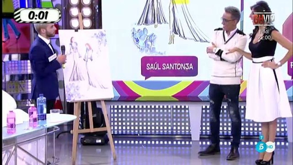 Paz Padilla lucirá el vestido 'camaleónico' de Saúl Santonja