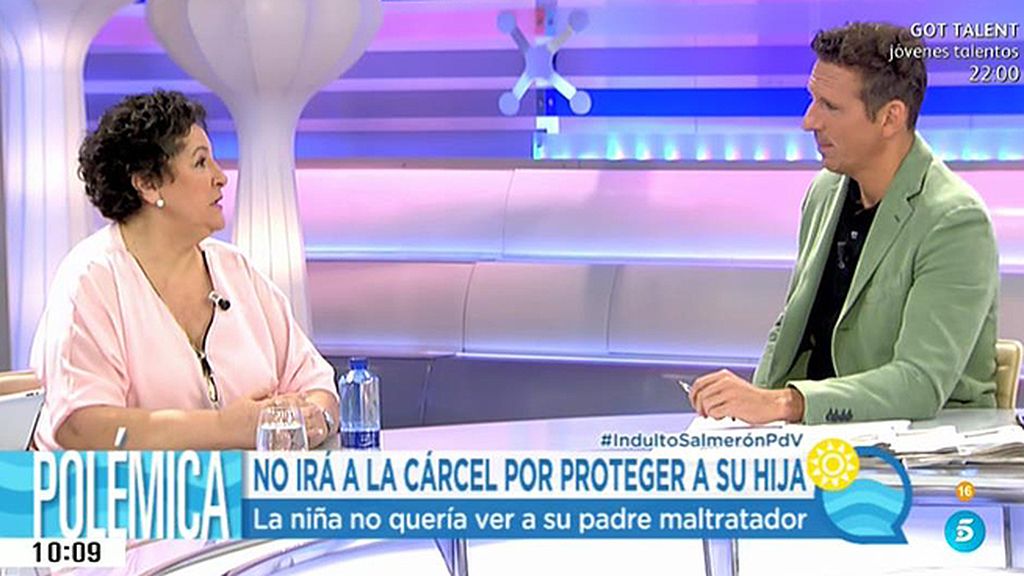 María Salmerón: "Me horroriza que nadie pare a mi exmarido, es un enfermo"