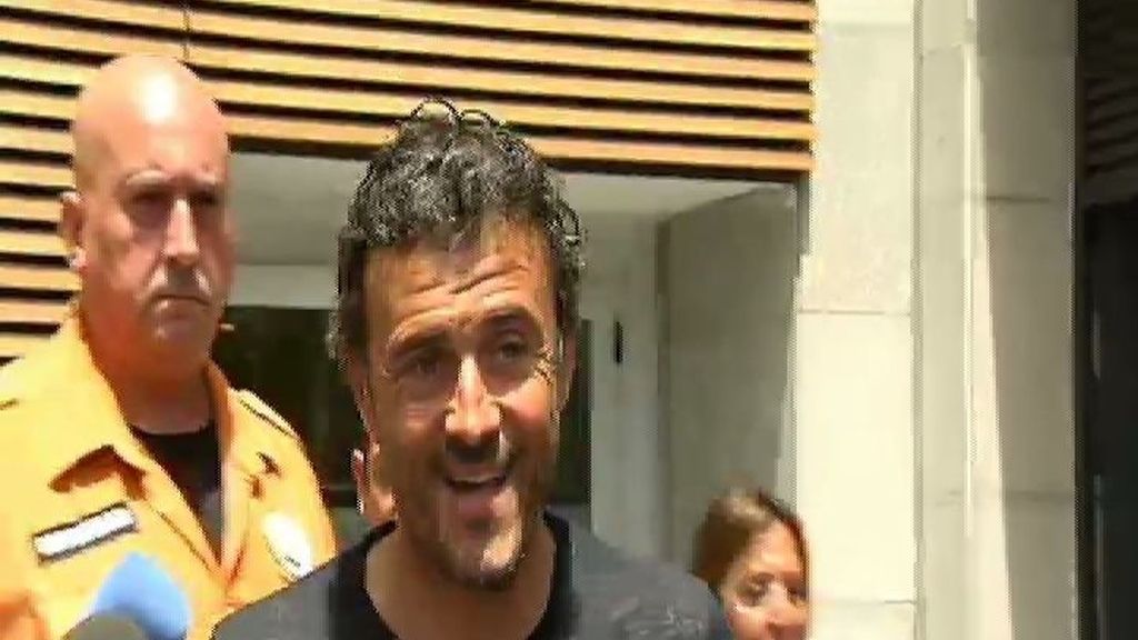 Luis Enrique recibe el alta hospitalaria