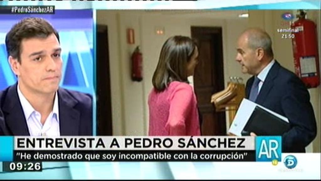 Pedro Sánchez: “He demostrado que soy incompatible con la corrupción”