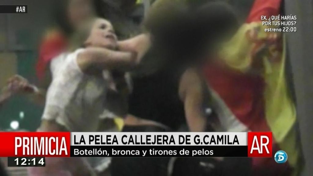Primicia de 'AR': el vídeo de la pelea callejera de Gloria Camila Ortega