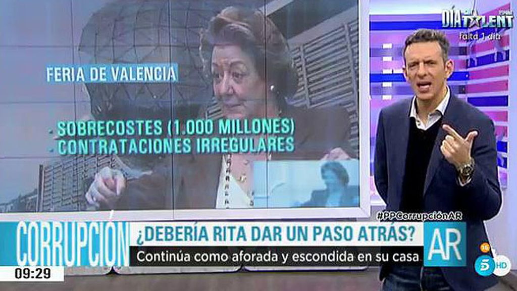 Rita Barberá está involucrada en cuatro investigaciones por corrupción