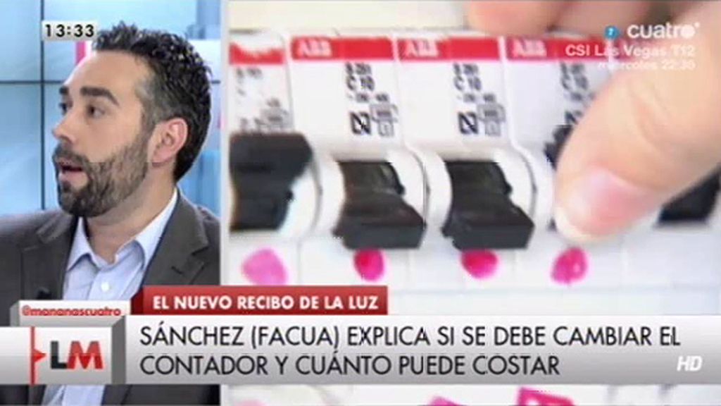 Rubén Sánchez: "No hace falta comprar un contador, lo tienen que hacer las eléctricas"