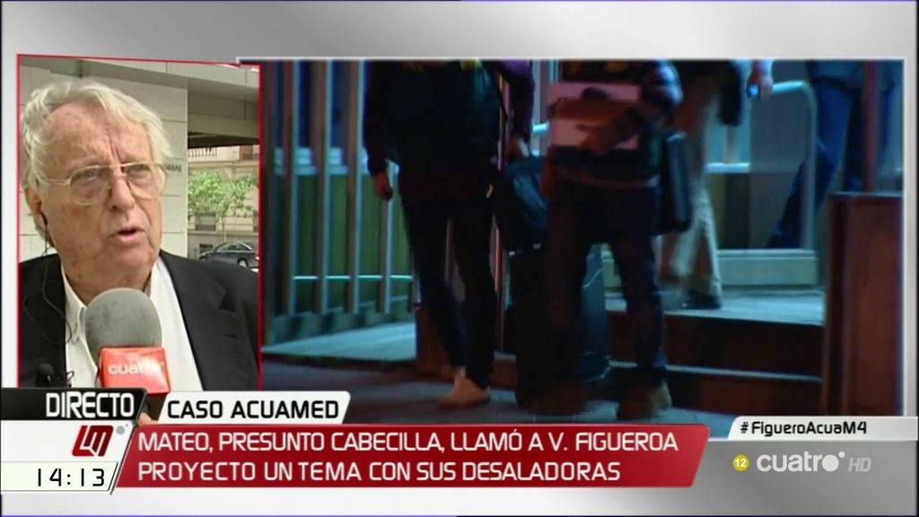 Alberto Vázquez – Figueroa declara como testigo en el caso Acuamed