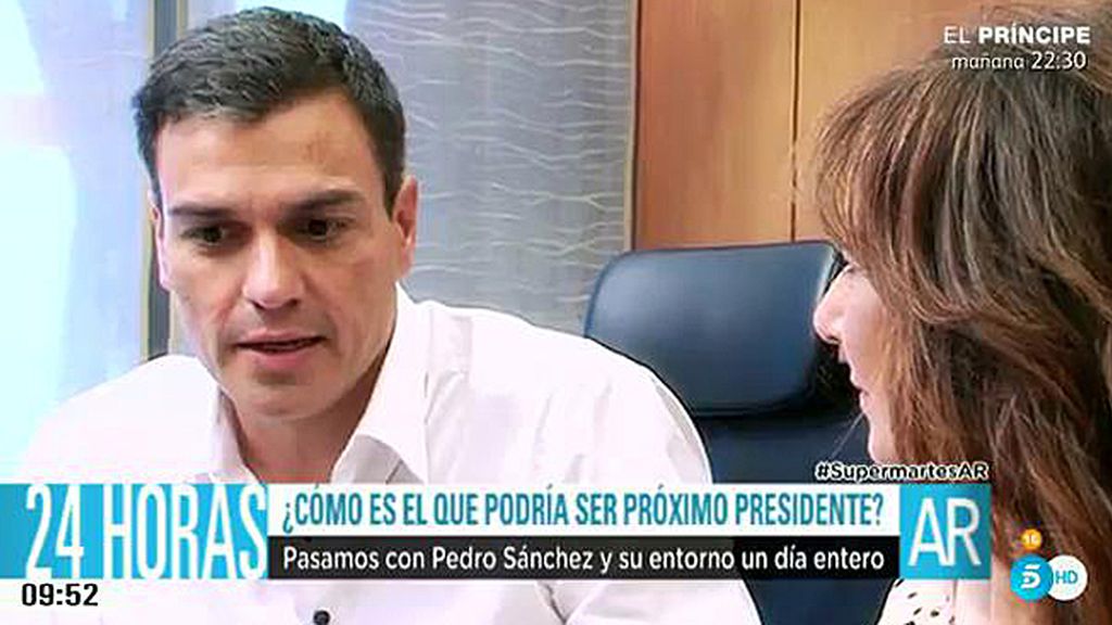 Lo que Pedro Sánchez opinó de sus contrincantes en las 24 horas con Ana Rosa