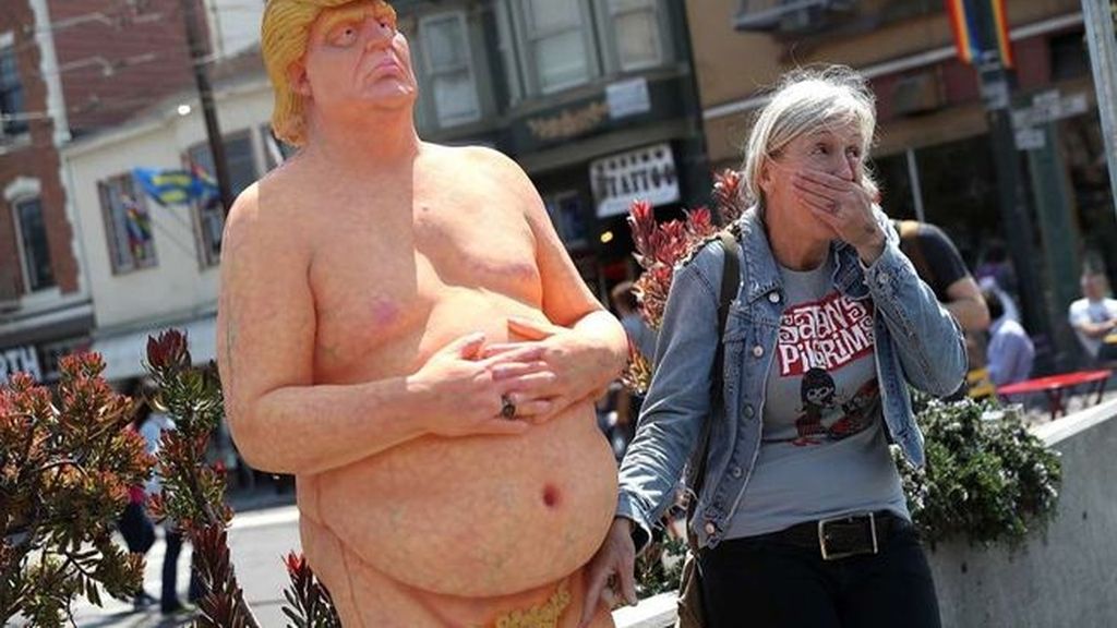 "Desnudan" a Donald Trump